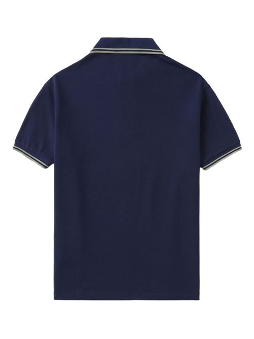Polo manica corta con doppio bordino e logo ricamato FRED PERRY | M3600Y59